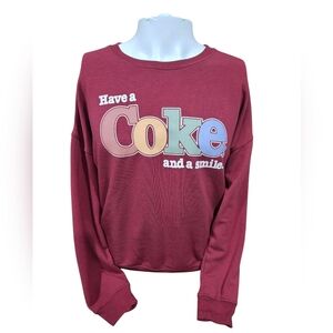 Red Coca-Cola Sweatshirt Size‎ Small